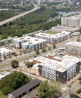The area around Semmes and Cowardin avenues in South Richmond is quickly trans-forming with three major residential projects